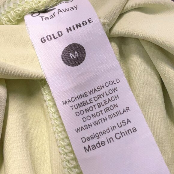 GOLD HINGE Pleated Tennis Skort soft green skirt shorts sz medium - Picture 2 of 3